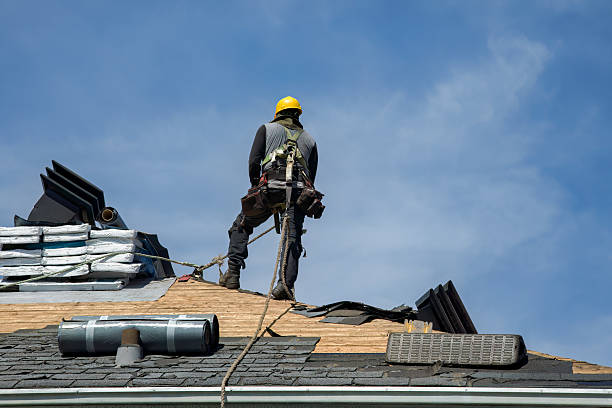 Professional Gutter Installation technician working in Sedro-Woolley, WA